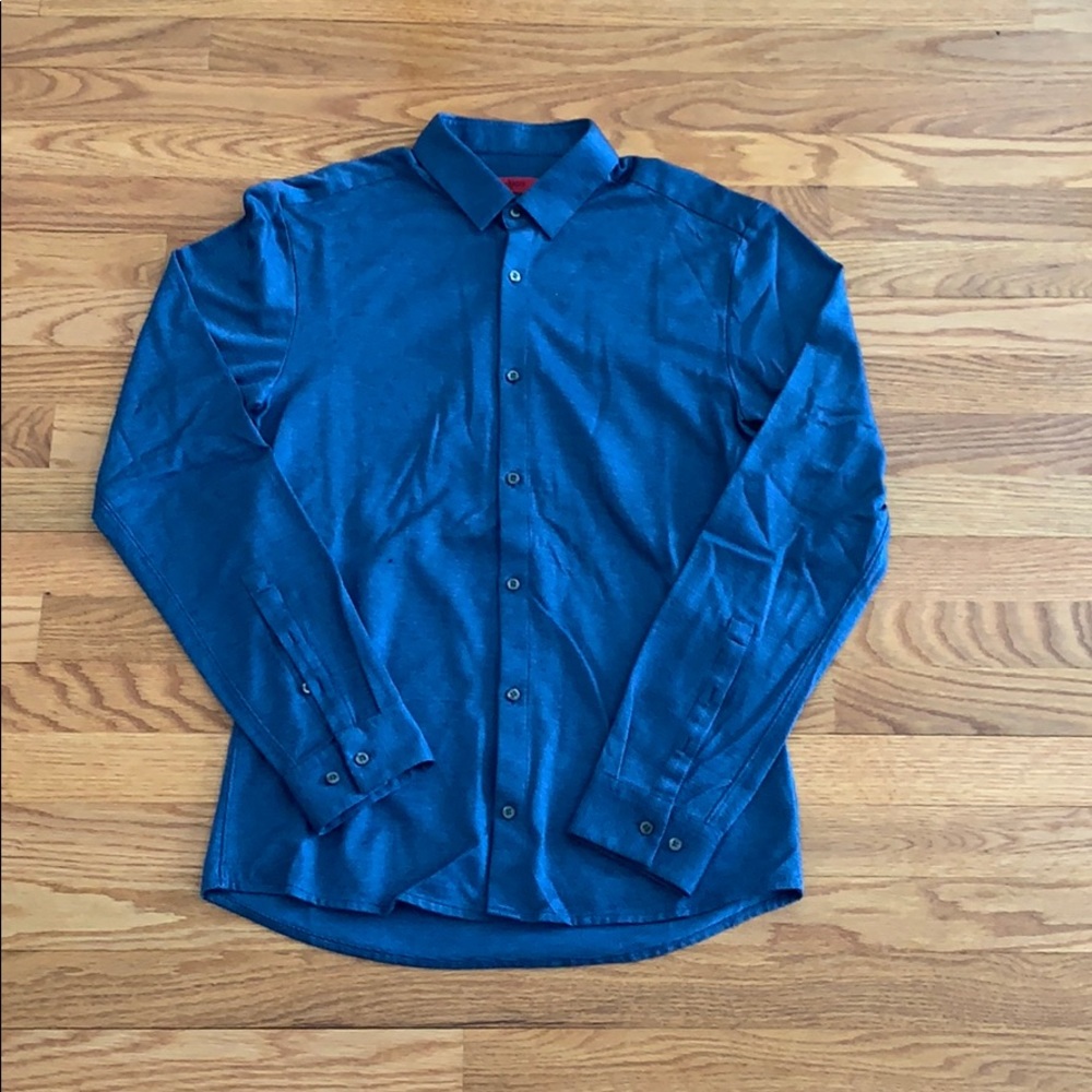 Hugo Boss Extra Slim Fit Button-down Blue